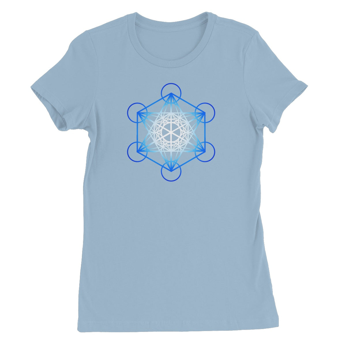 Metatron's Cube Women's Favourite T-Shirt - Nature of Flowers