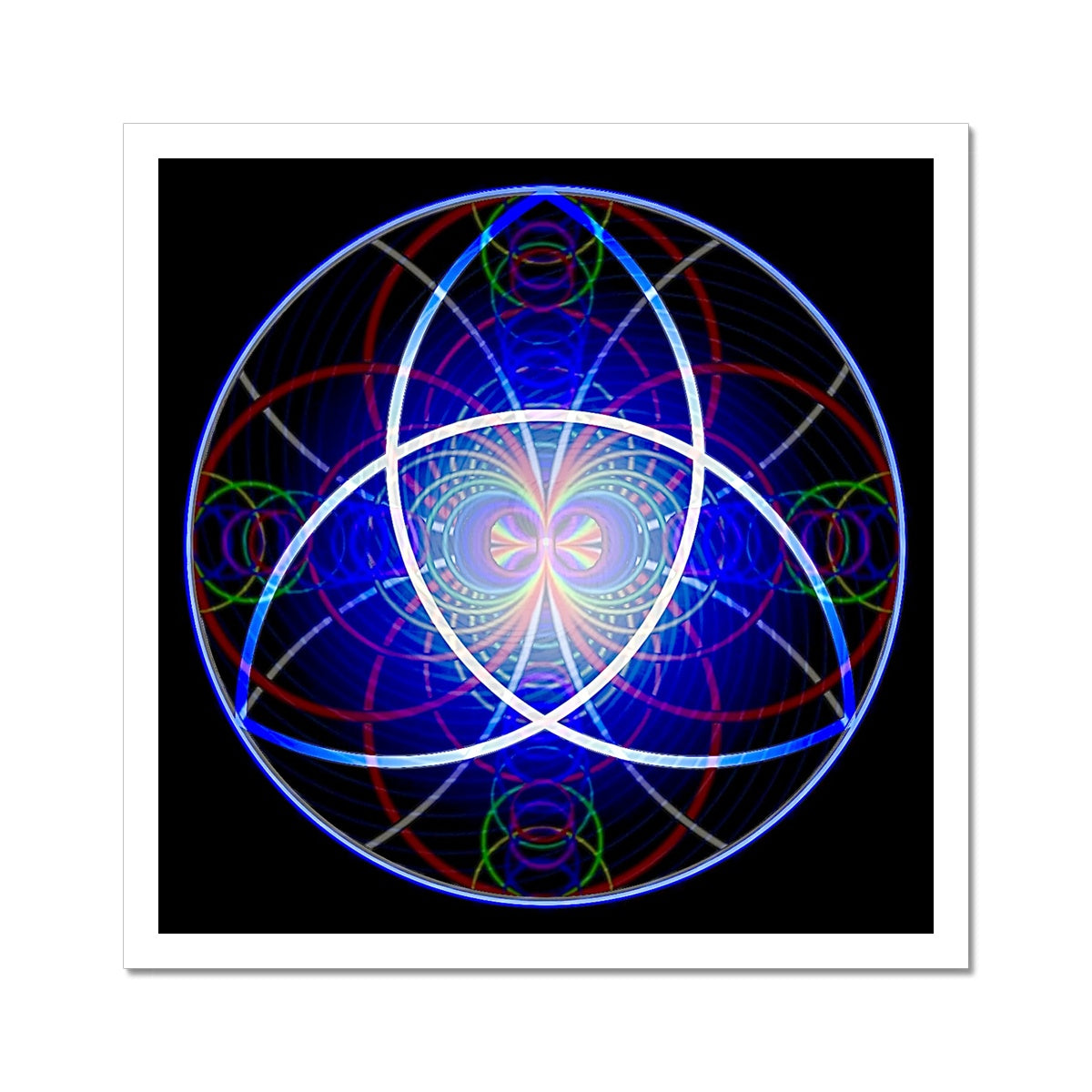The Triquetra Rainbow Wave C-Type Print