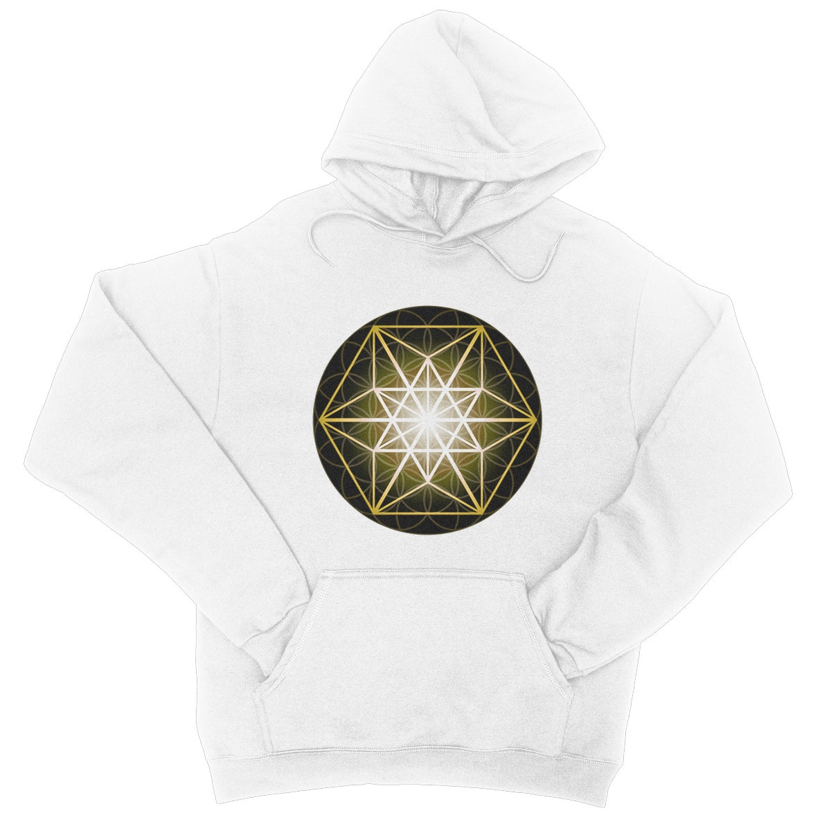 Vector Equilibrium in Gold College Hoodie