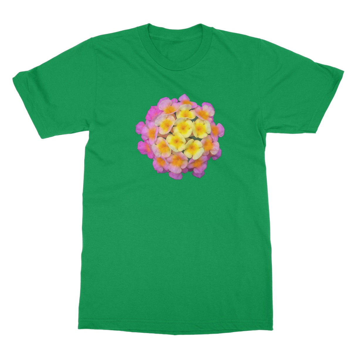 Orange and Pink Flower T-Shirt