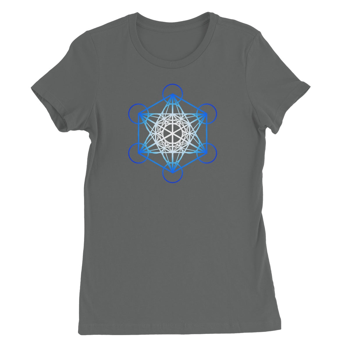Metatron's Cube Women's Favourite T-Shirt - Nature of Flowers