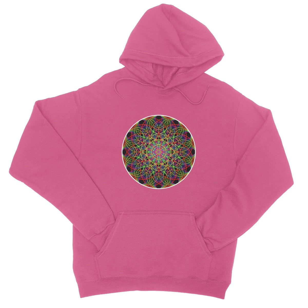 Rainbow Ripple College Hoodie