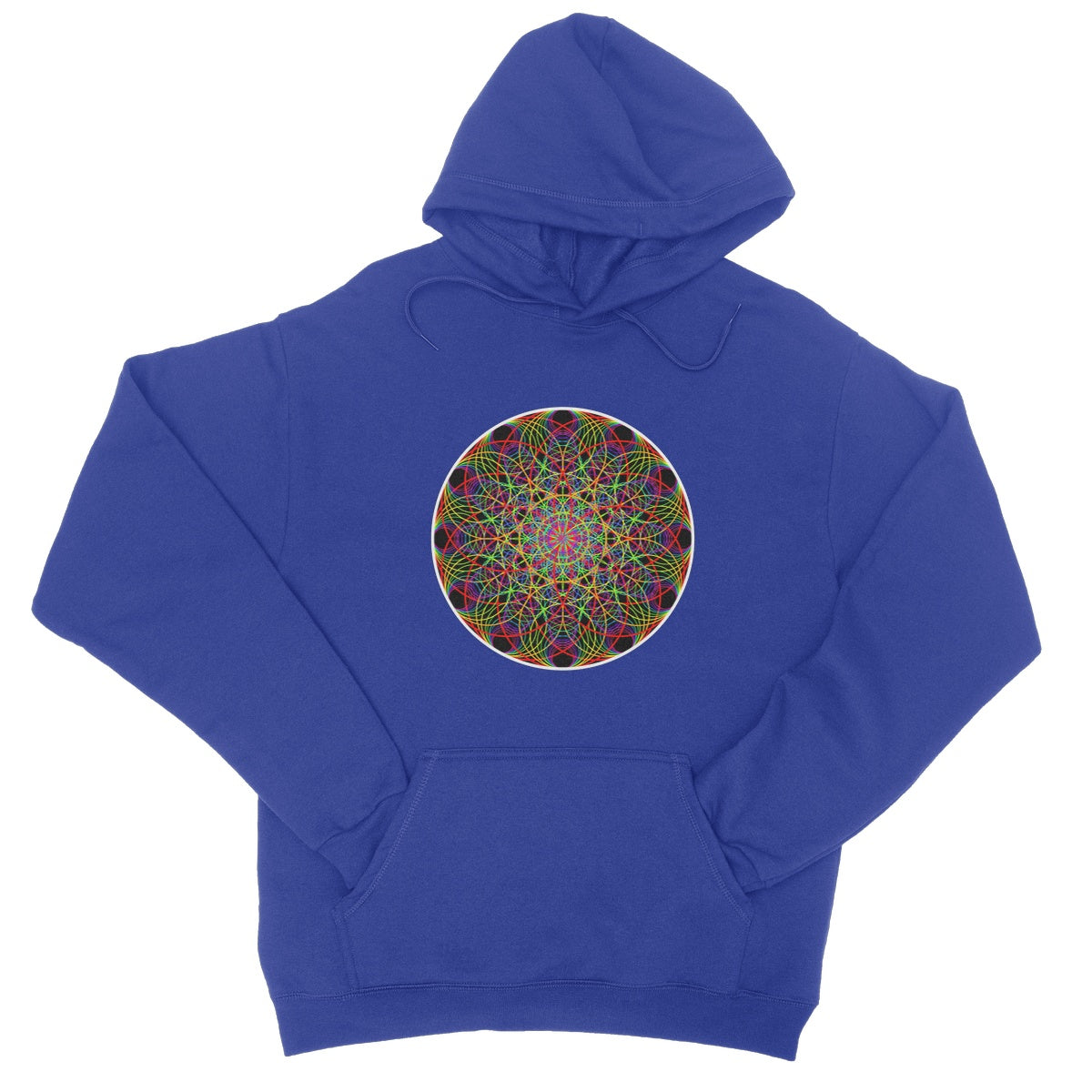 Rainbow Ripple College Hoodie