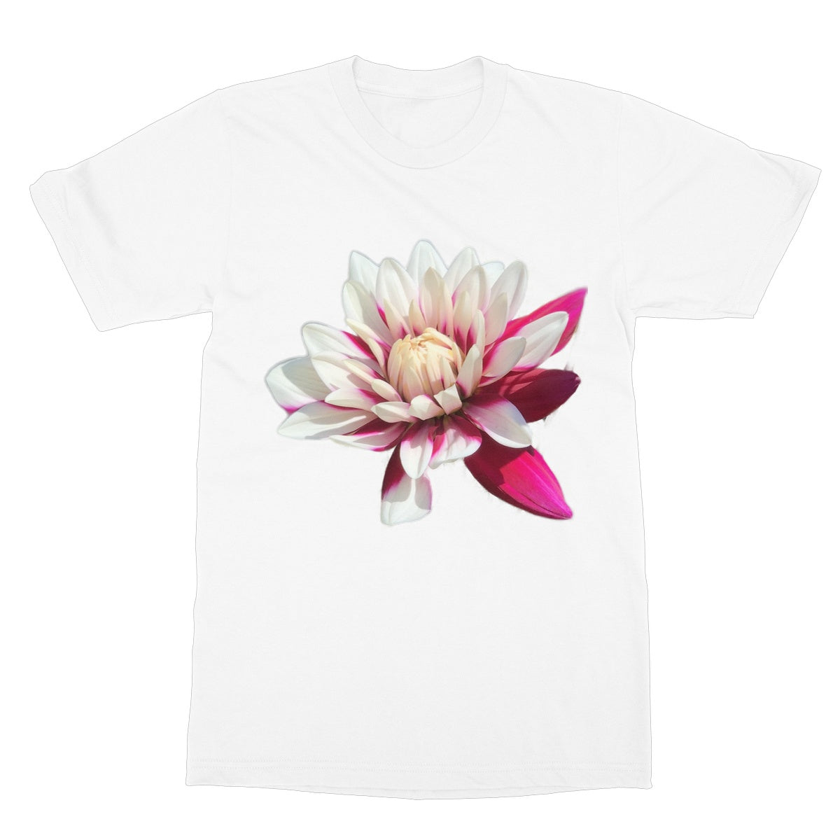Pink Dahlia Softstyle T-Shirt