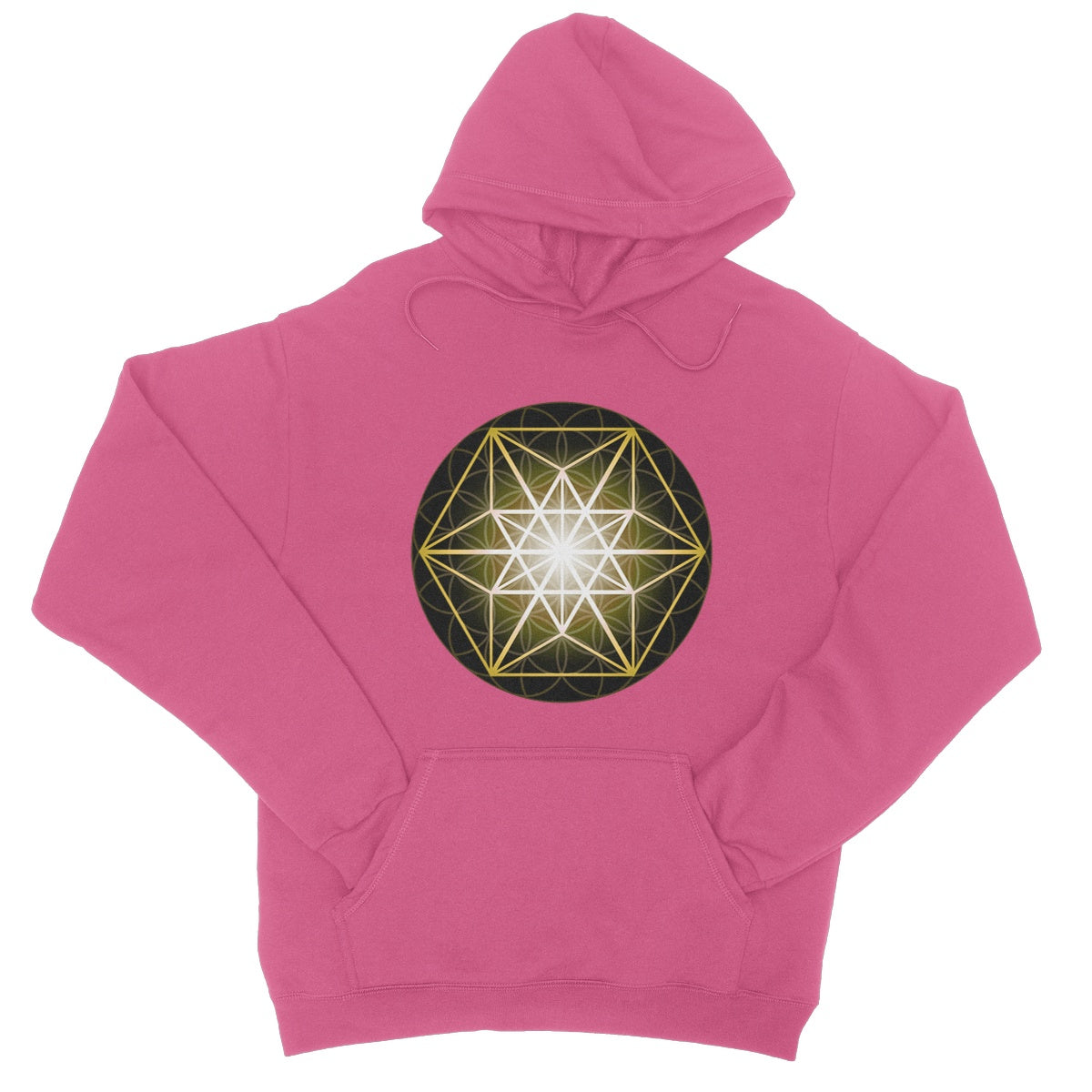 Vector Equilibrium in Gold College Hoodie