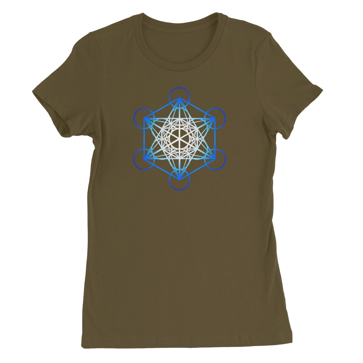 Metatron's Cube Women's Favourite T-Shirt - Nature of Flowers