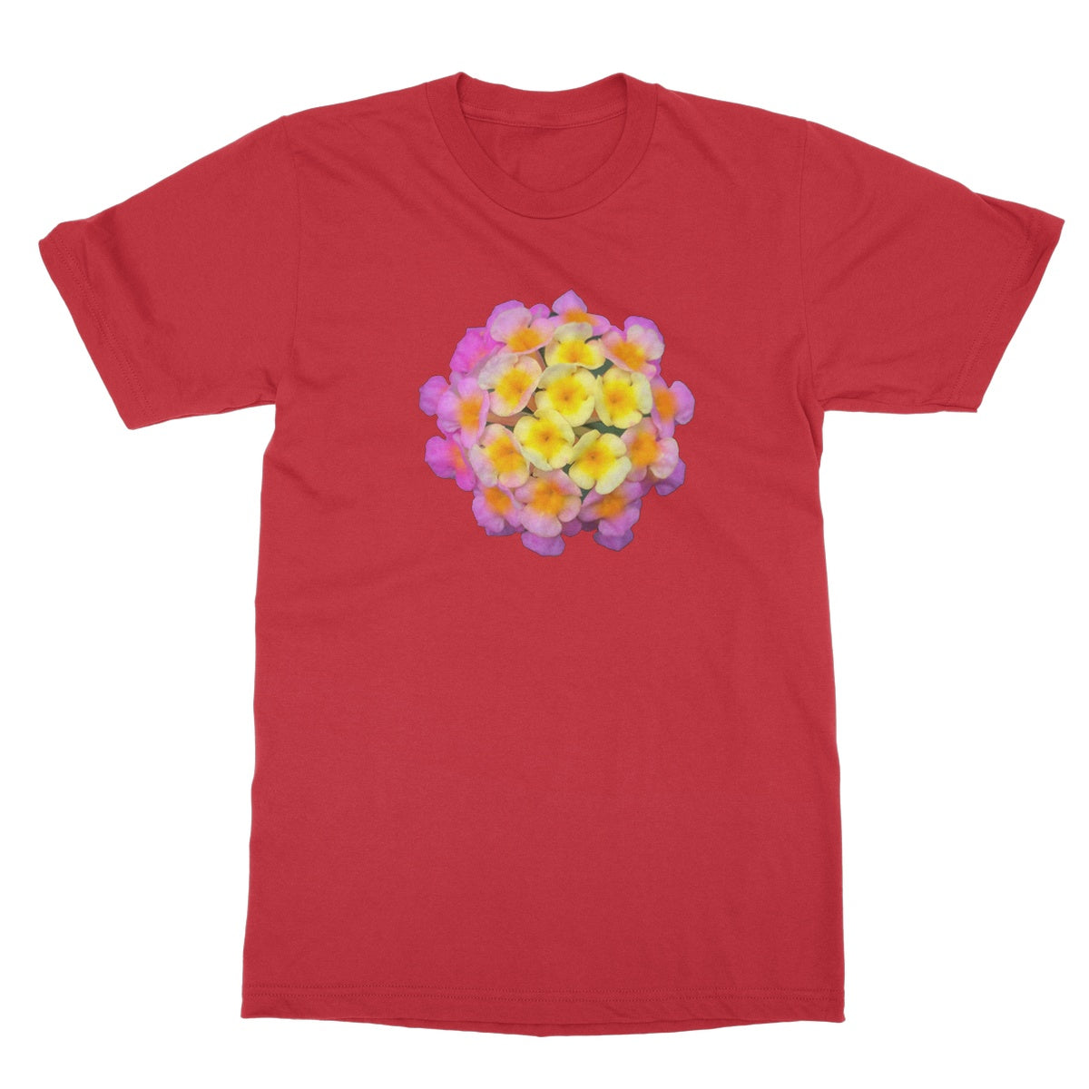 Orange and Pink Flower T-Shirt