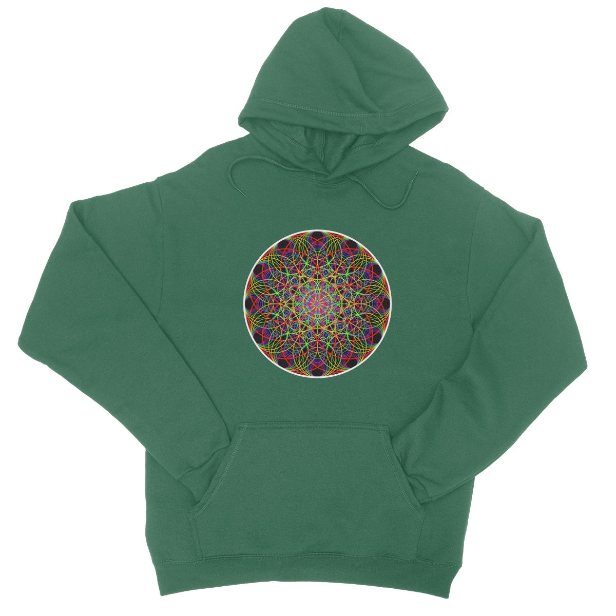 Rainbow Ripple College Hoodie