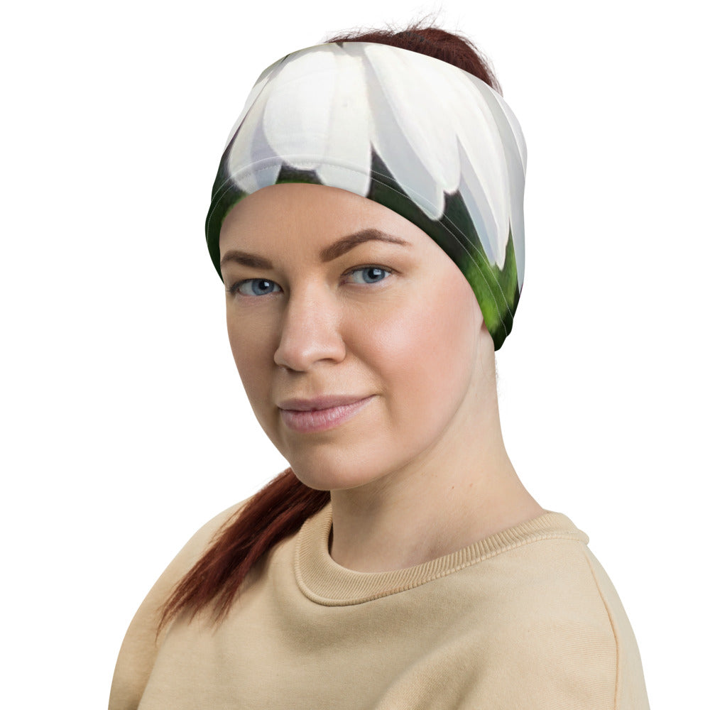 Daisy Flower Neck Gaiter - Nature of Flowers