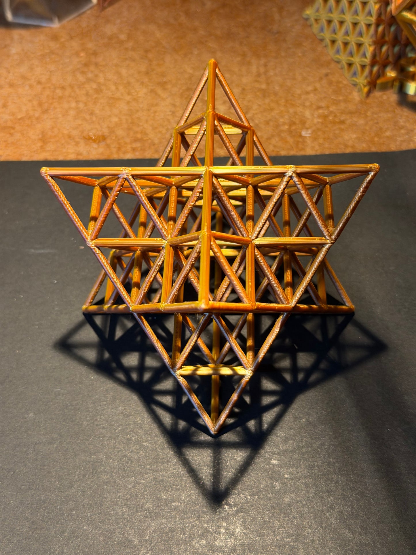 The Nested Merkaba | 3D Printed Geometric Sculpture - Nature of Flowers