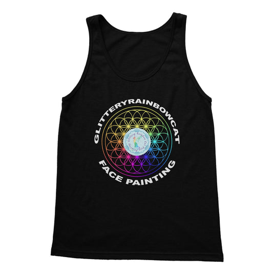 Glitteryrainbowcat Rainbow Softstyle Tank Top