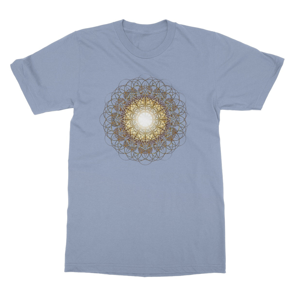 Double Fruit of Life Glow Softstyle T-Shirt