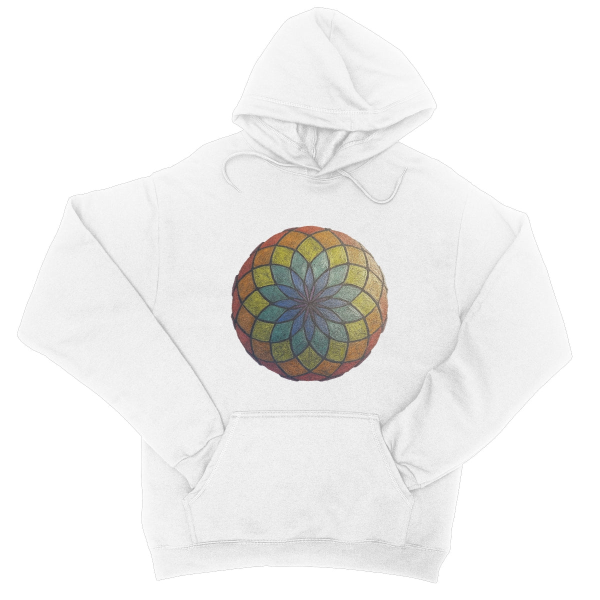 Lotus of Life in Colour College Hoodie