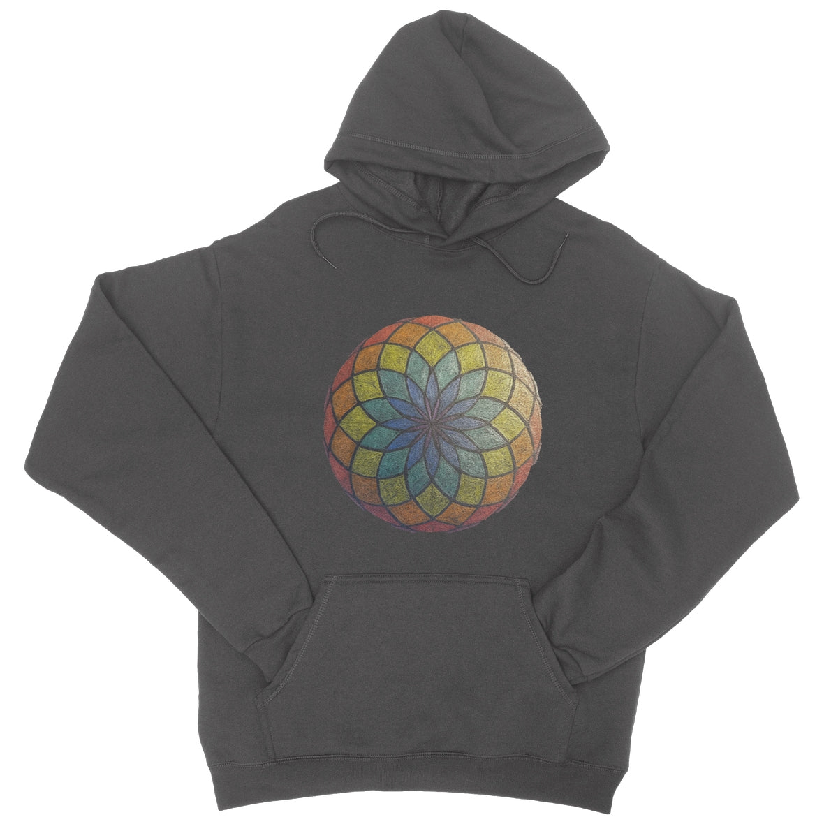 Lotus of Life in Colour College Hoodie