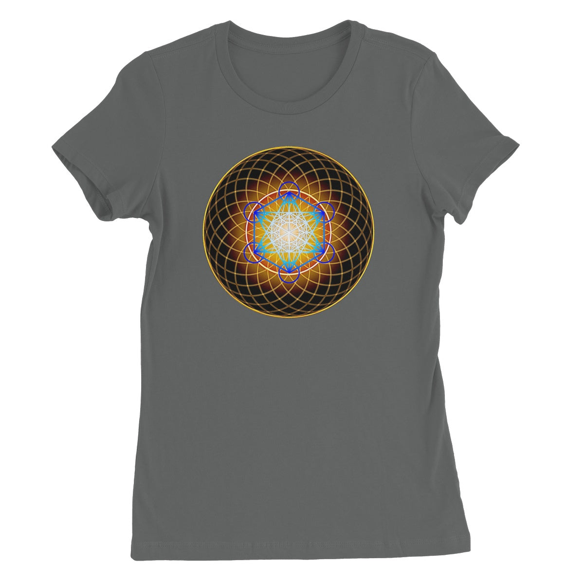 Metatron's Cube inside a New Flower of Life Women's Favourite T-Shirt