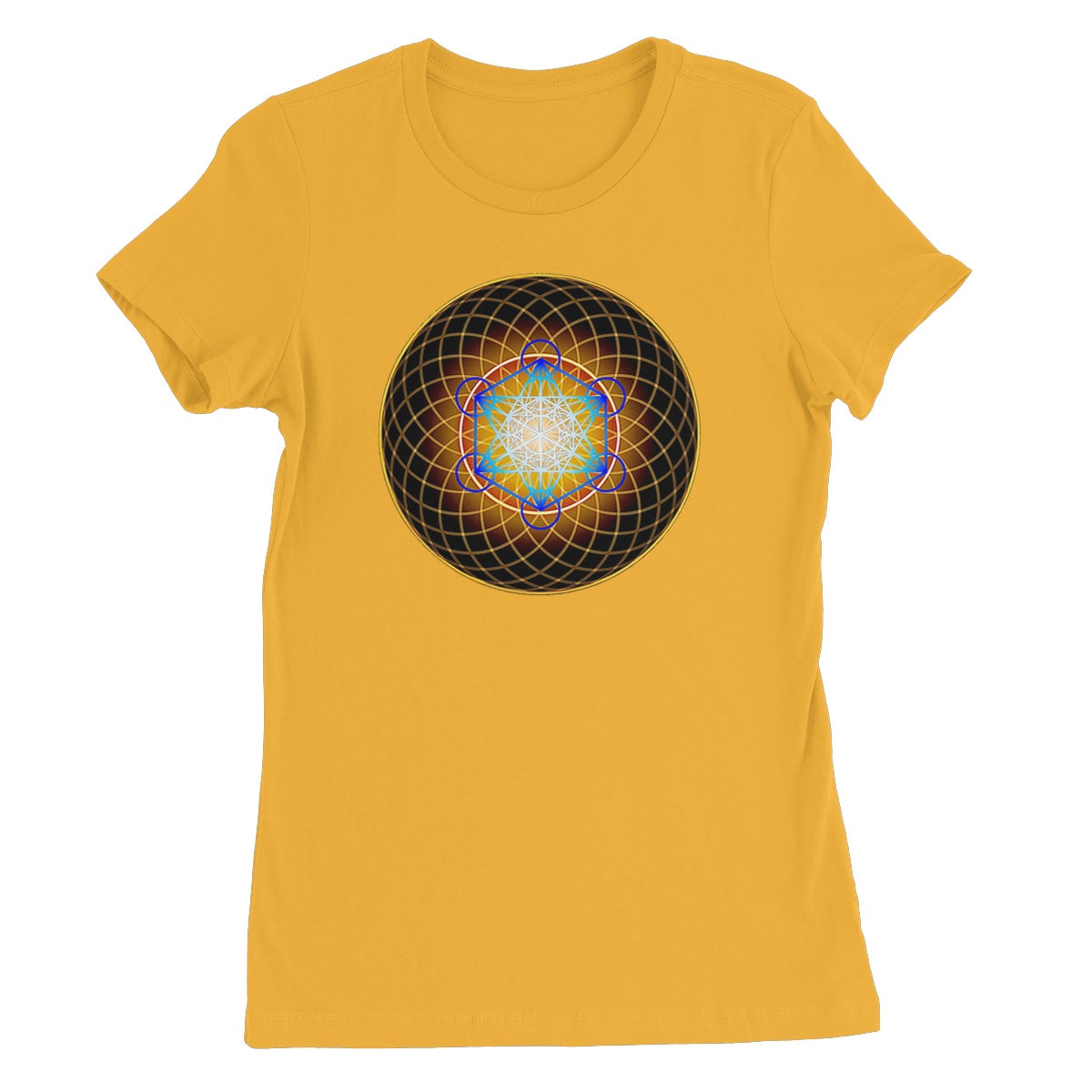 Metatron's Cube inside a New Flower of Life Women's Favourite T-Shirt