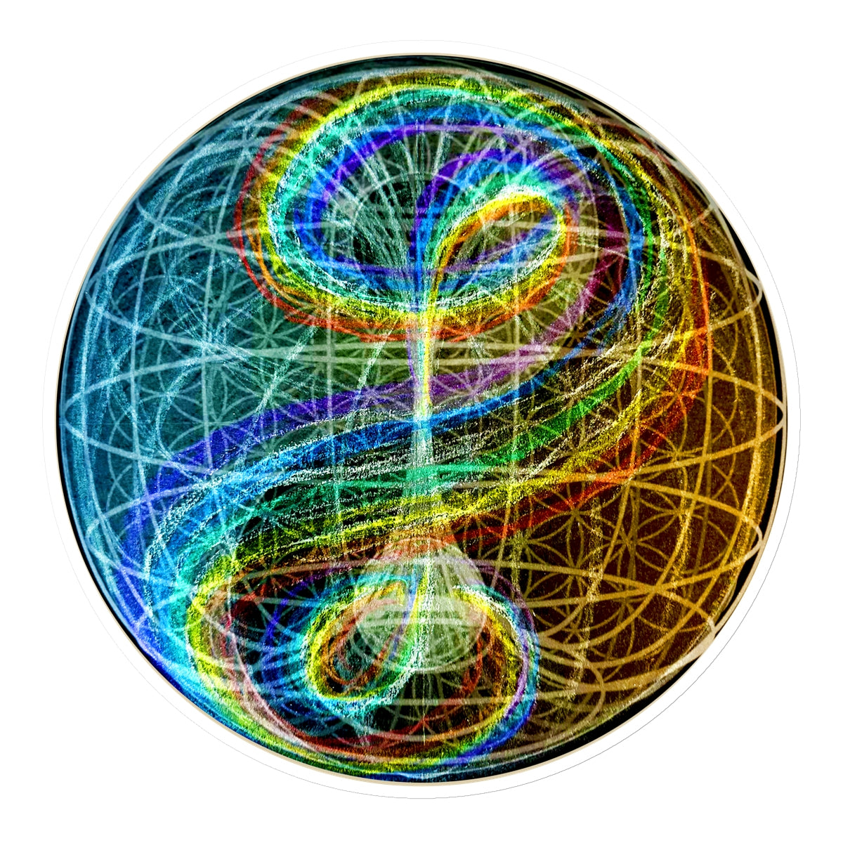 Torus Rainbow Flow Sticker