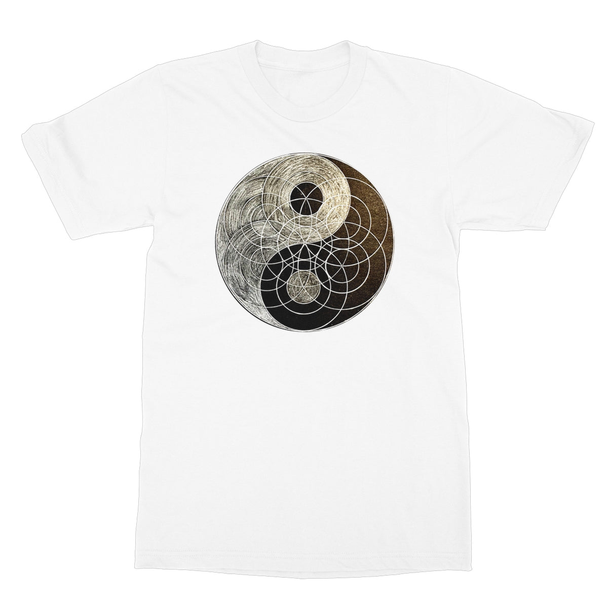 Yin Yang Golden Circle Softstyle T-Shirt