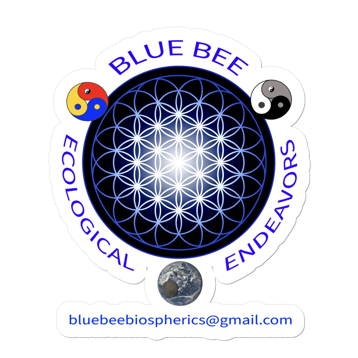 Blue Bee Ecological Endeavors BBEE  Sticker