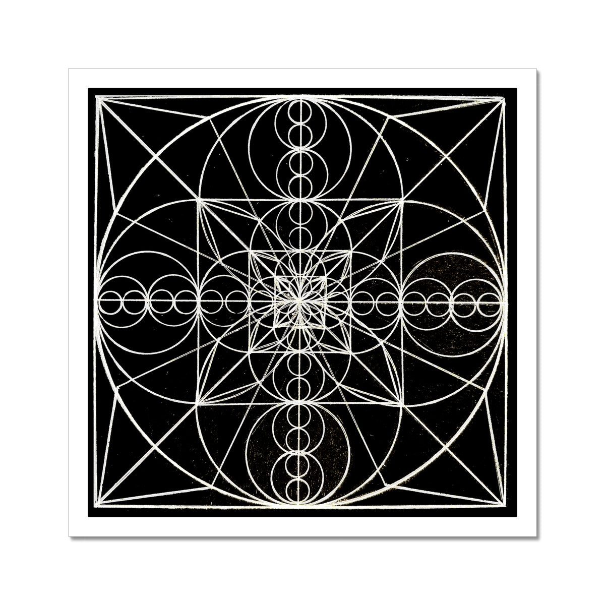 Double Wave Optics and Space Geometry After Walter Russell Print C-Type Print