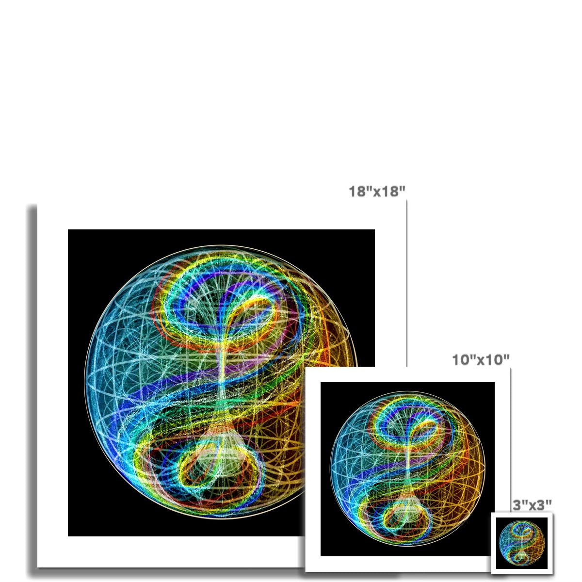 Torus Rainbow Flow C-Type Print