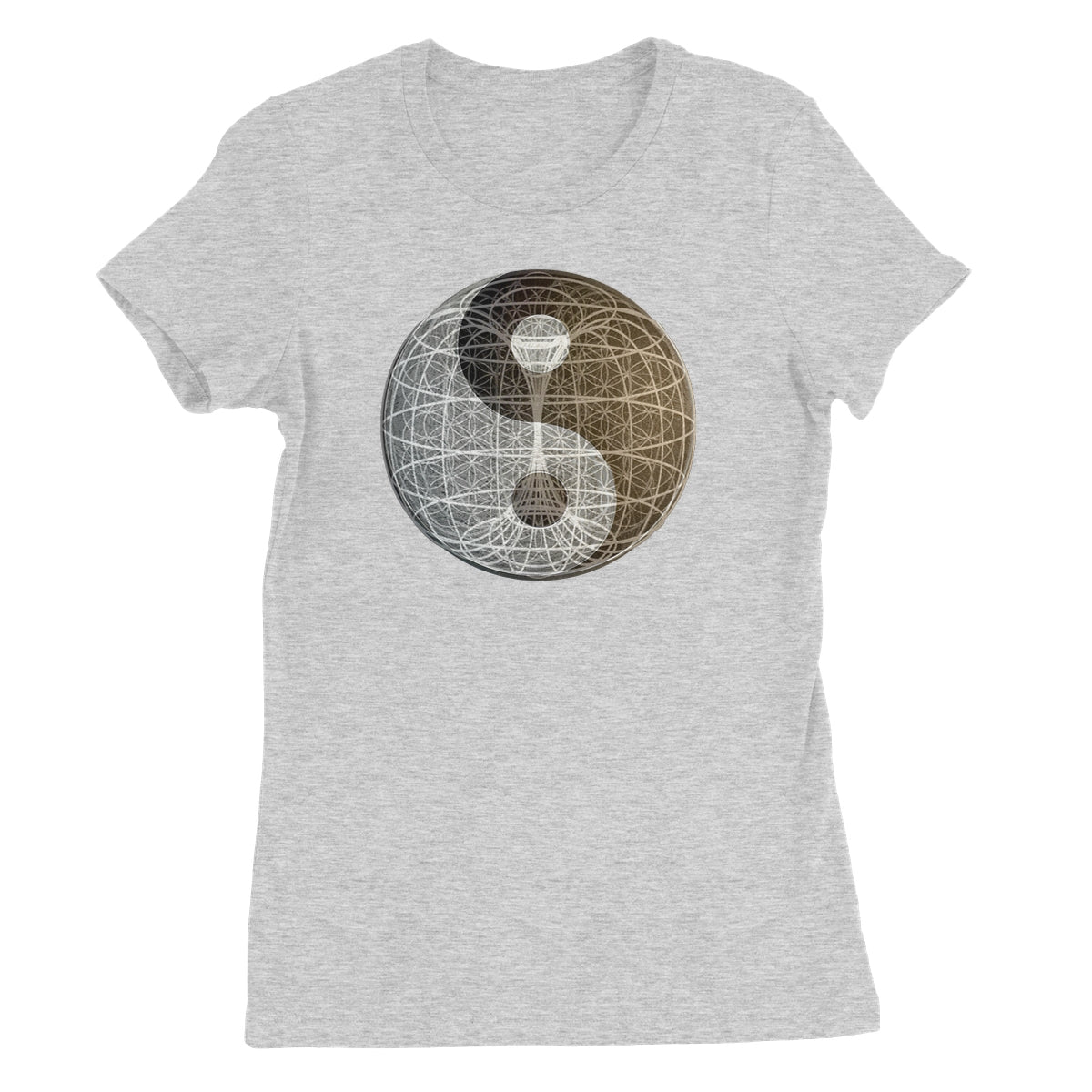 Yin Yang, Torus, Flower of Life, Unity Women's Favourite T-Shirt