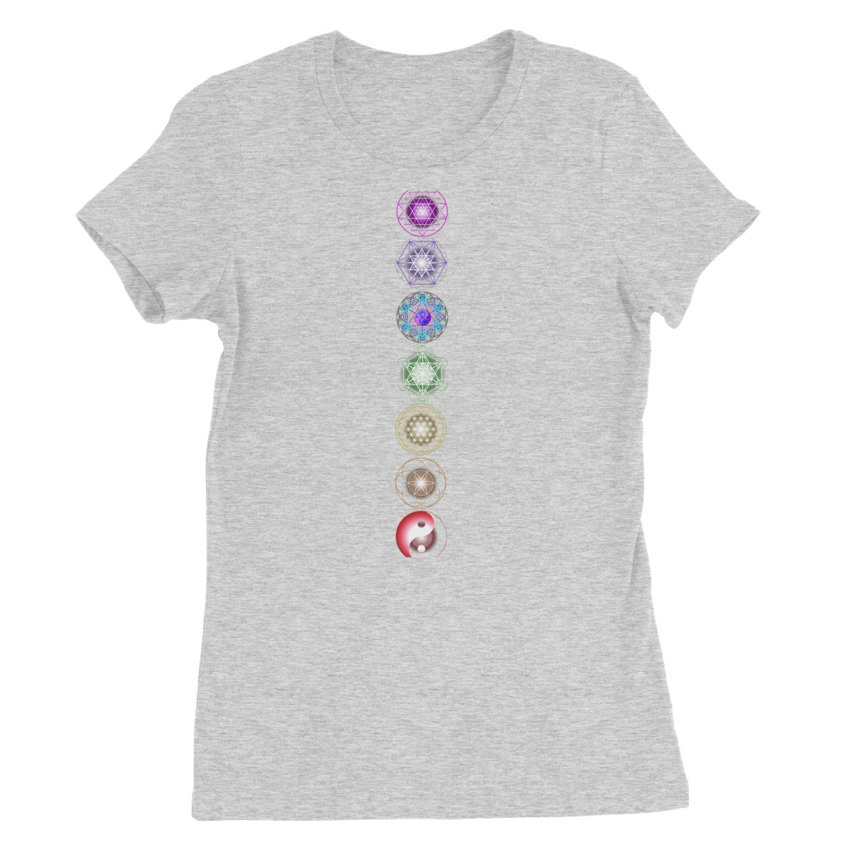 Sacred Geometry symbols Charka  Women's Favourite T-Shirt