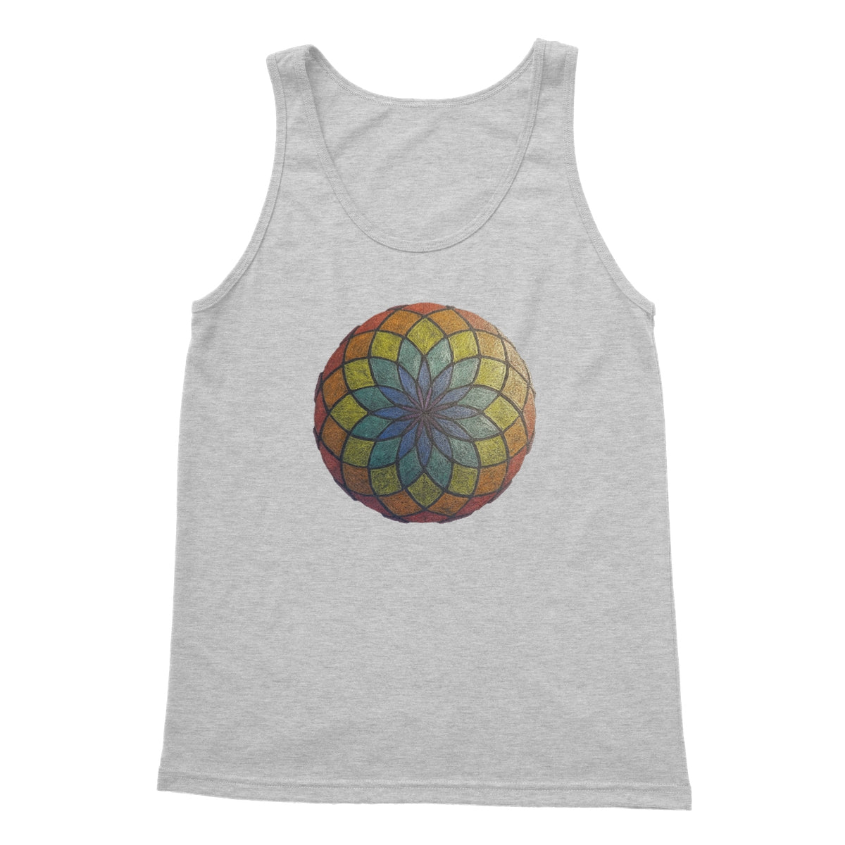 Lotus of Life in Colour Softstyle Tank Top