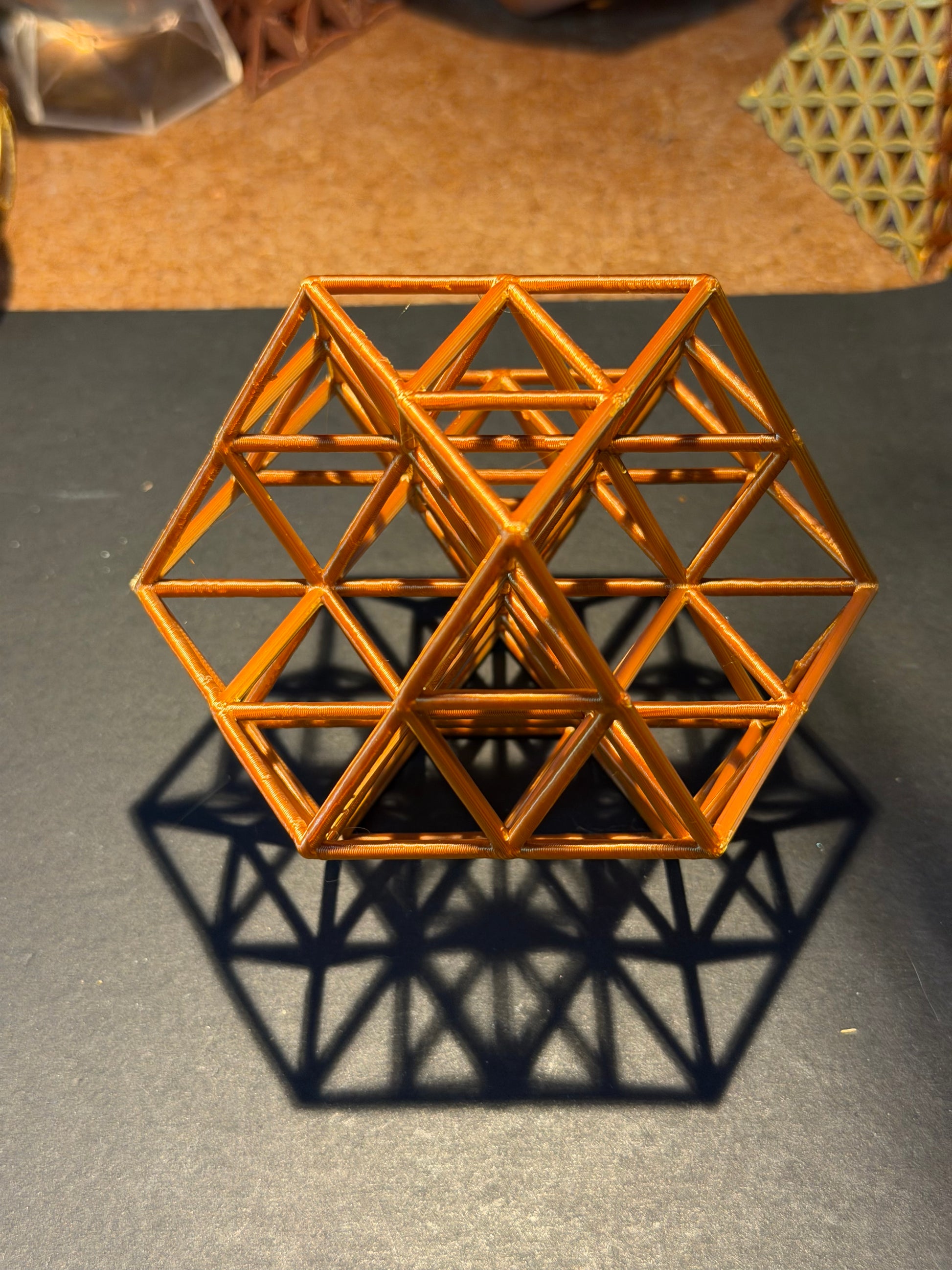 The Vector Equilibrium | 3D Printed Geometric Sculpture - Nature of Flowers