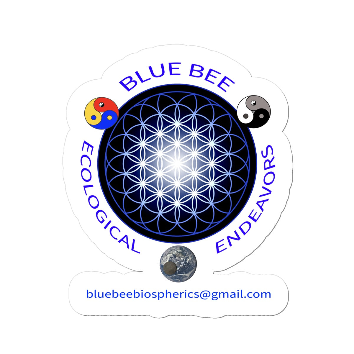 Blue Bee Ecological Endeavors BBEE  Sticker