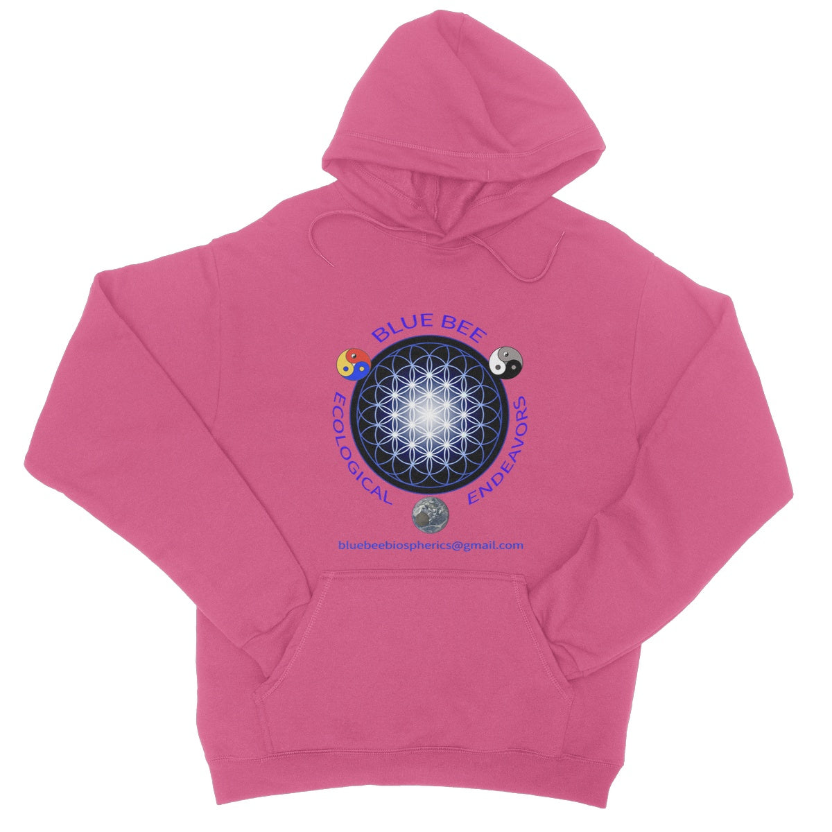 Blue Bee Ecological Endeavors BBEE  College Hoodie
