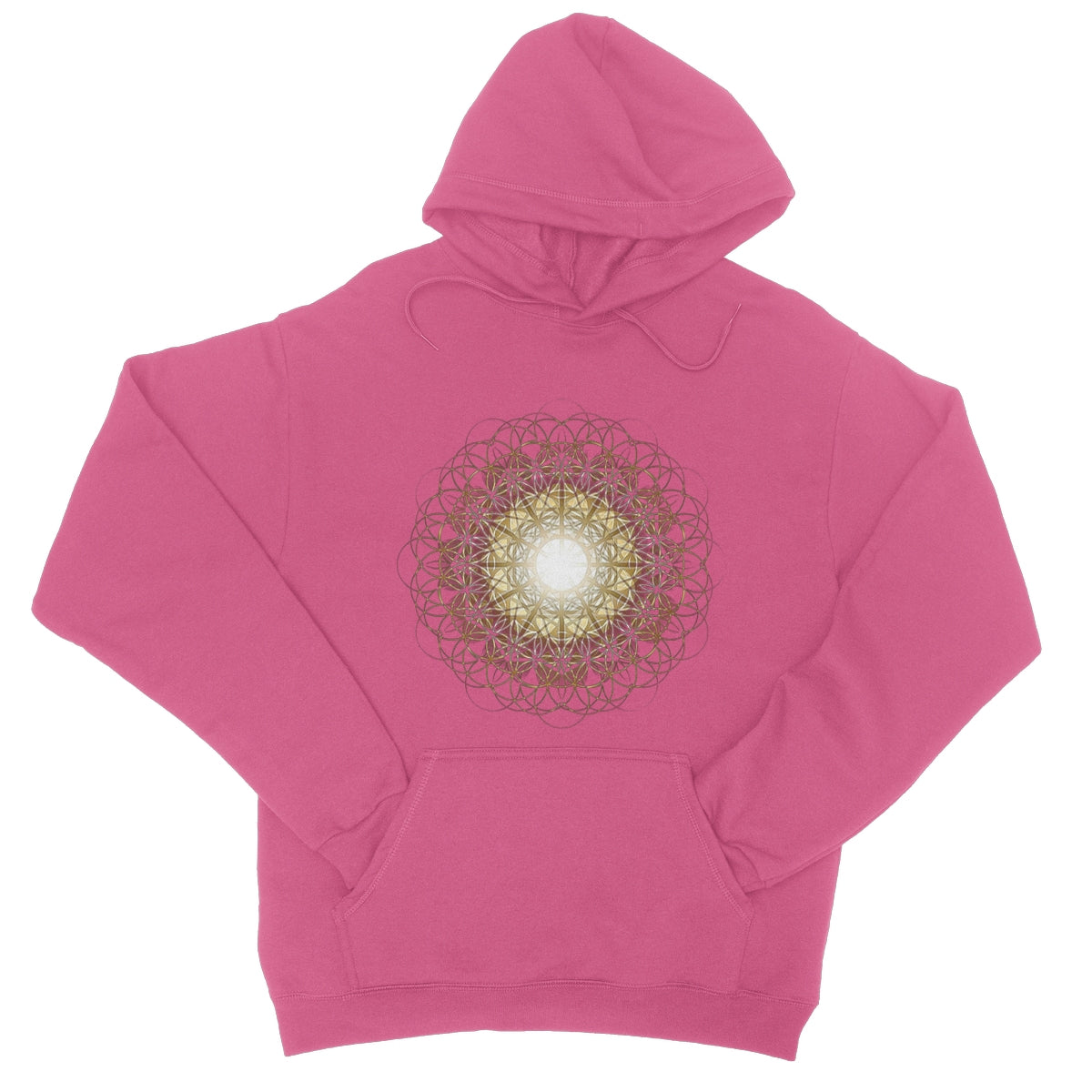 Double Fruit of Life Glow College Hoodie