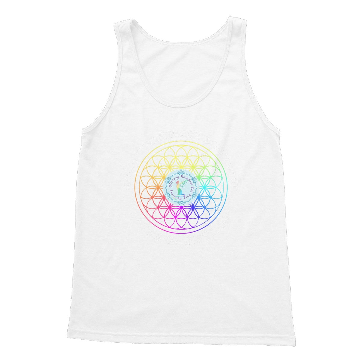 Glitteryrainbowcat Rainbow Softstyle Tank Top