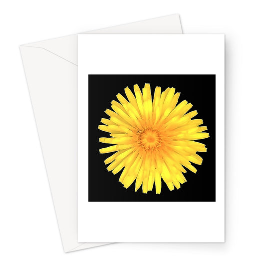Dandelion Flower Greeting Card