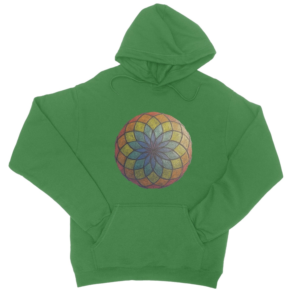 Lotus of Life in Colour College Hoodie