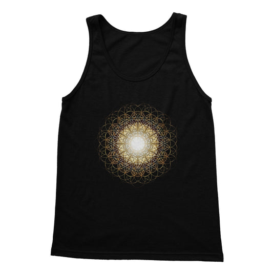 Double Fruit of Life Glow Softstyle Tank Top