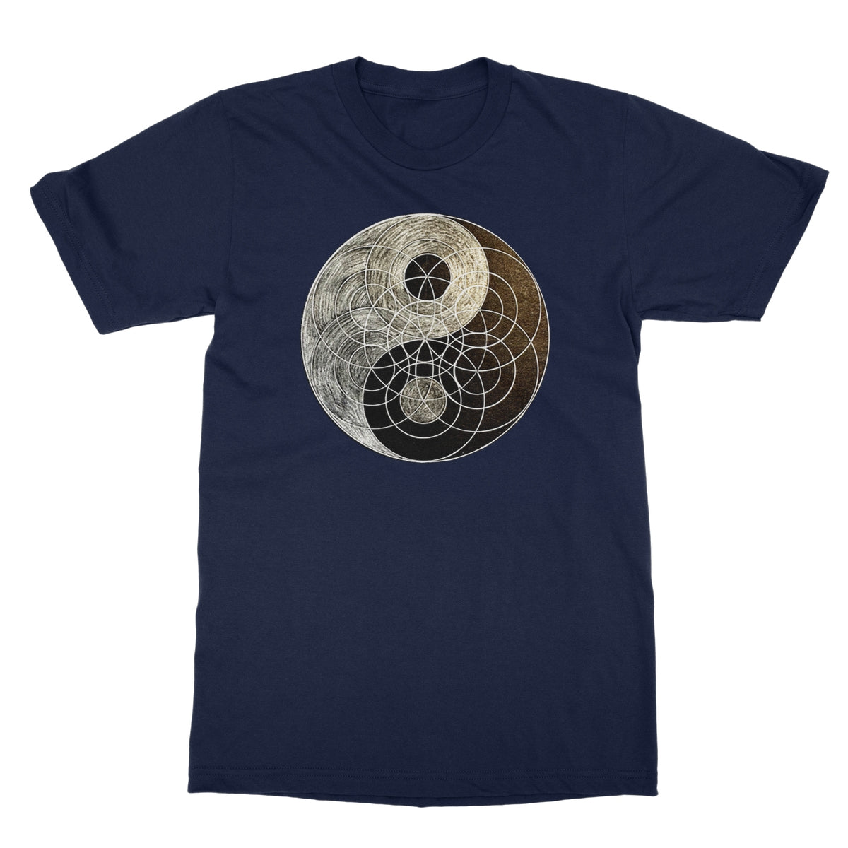 Yin Yang Golden Circle Softstyle T-Shirt