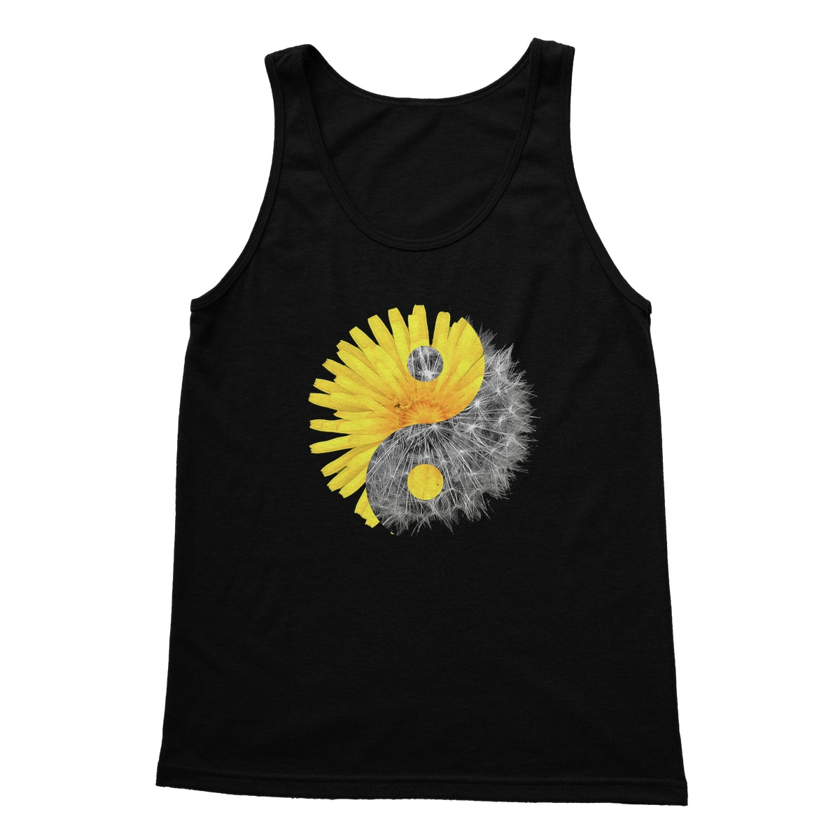 Dandelion Yin Yang  Softstyle Tank Top