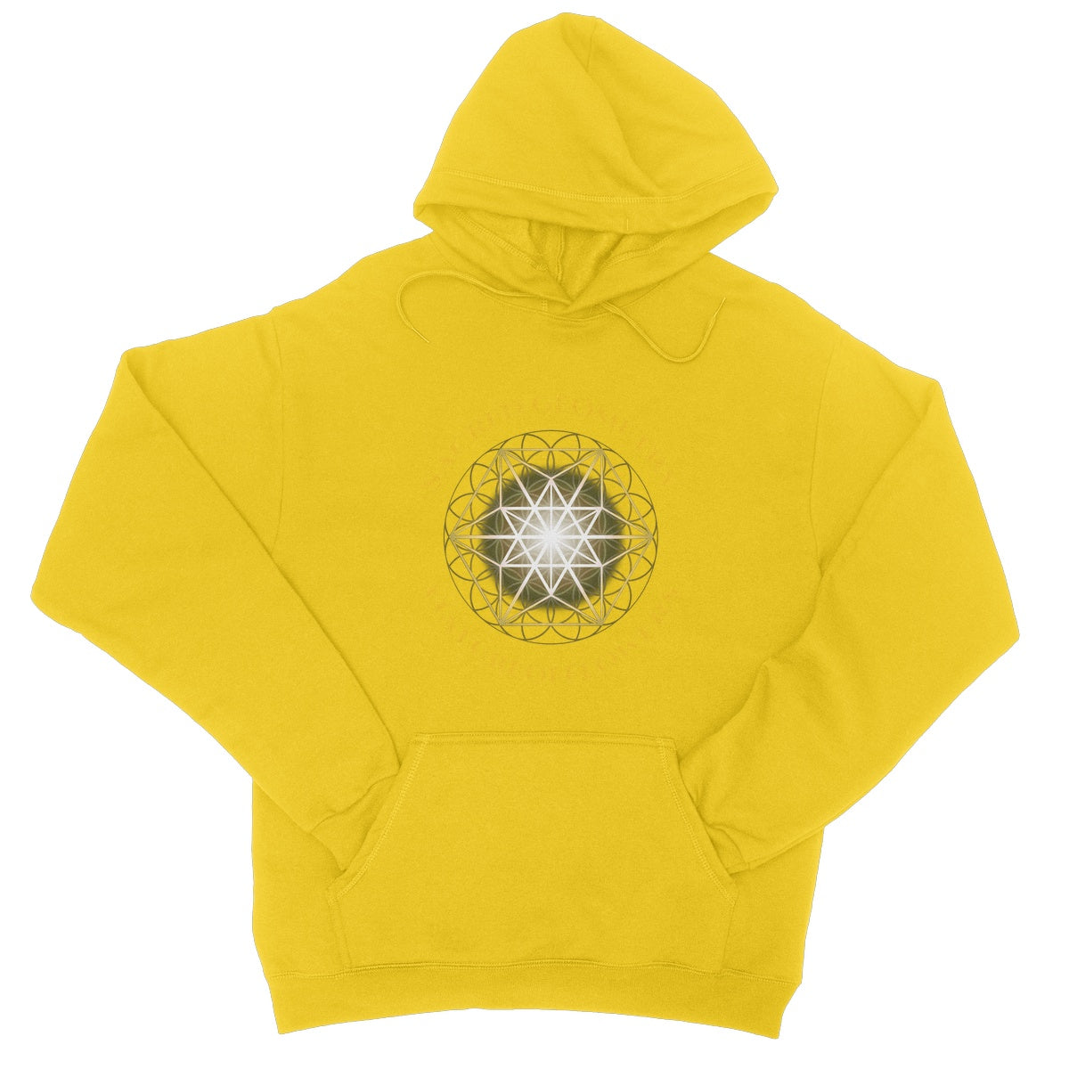 Sacred Geometry Natureofflowers College Hoodie