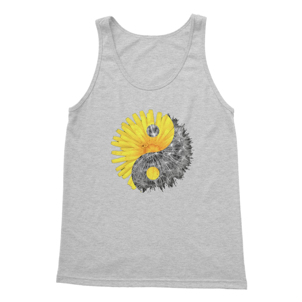 Dandelion Yin Yang  Softstyle Tank Top