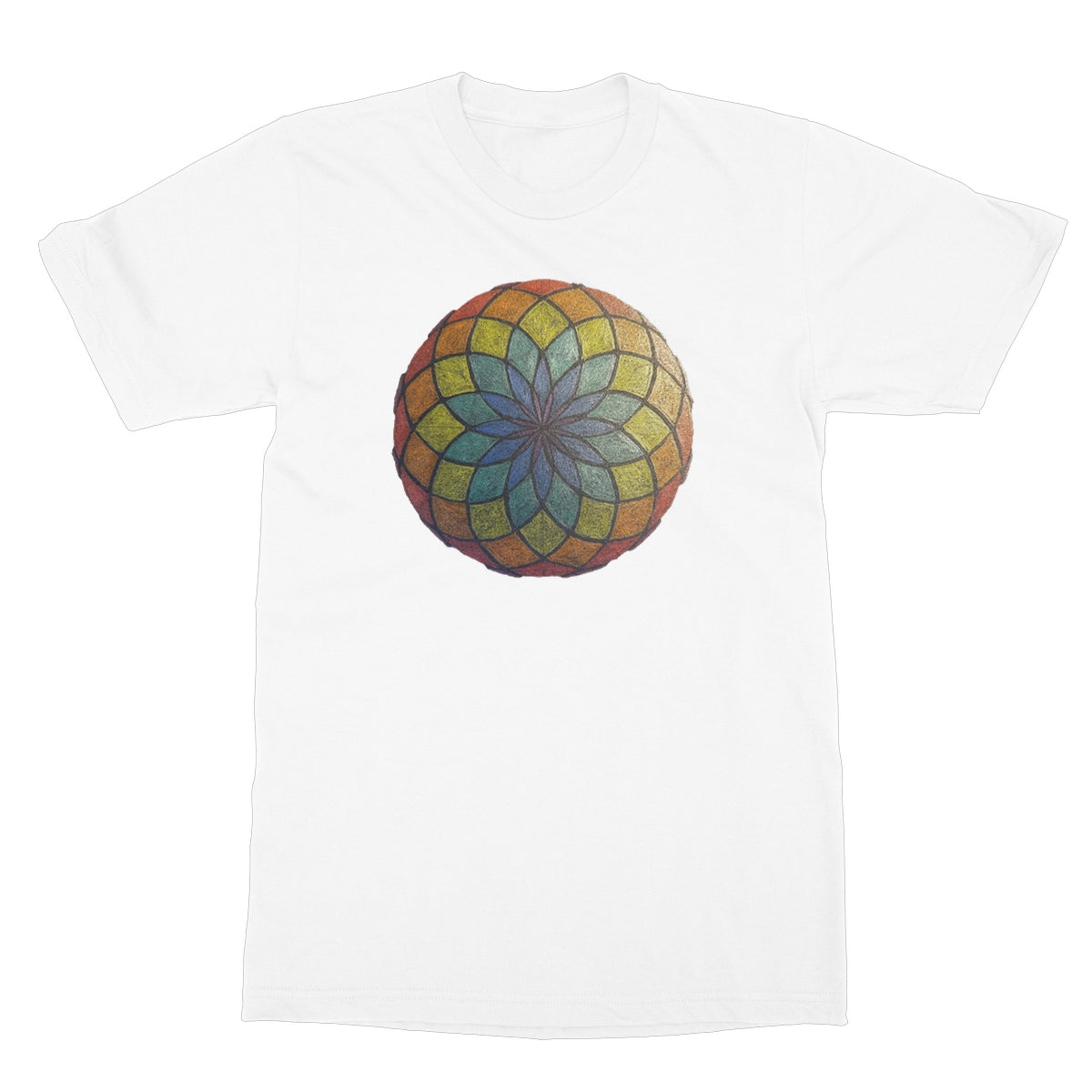 Lotus of Life in Colour Softstyle T-Shirt