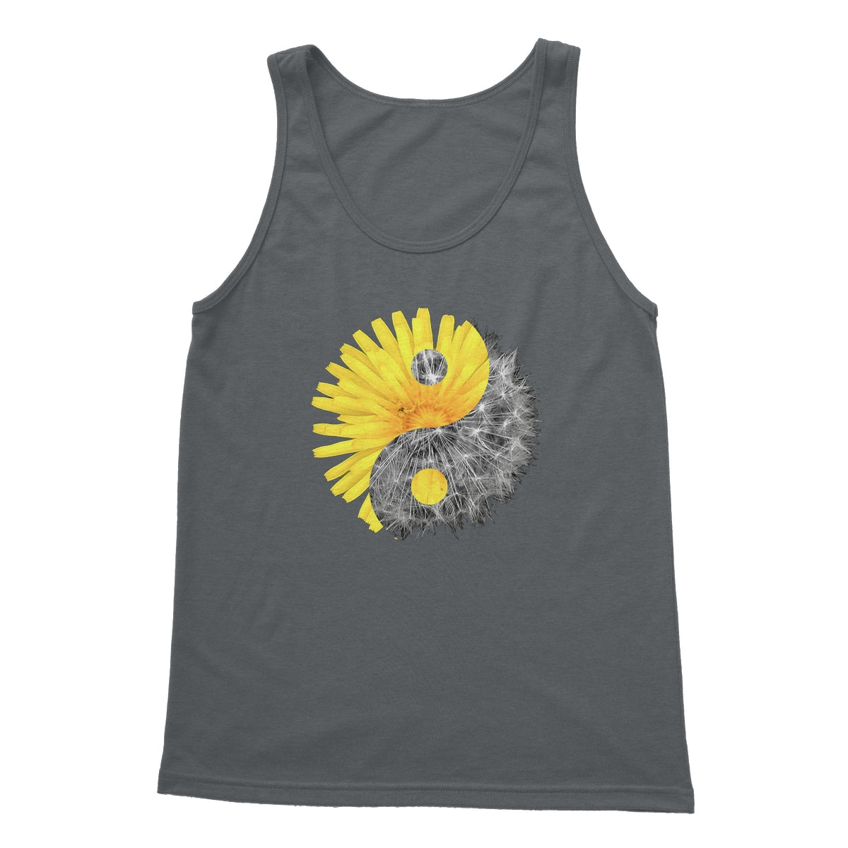 Dandelion Yin Yang  Softstyle Tank Top