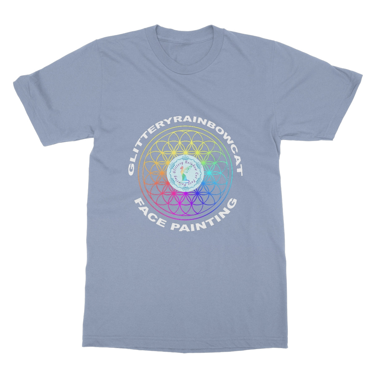 Glitteryrainbowcat Rainbow Softstyle T-Shirt