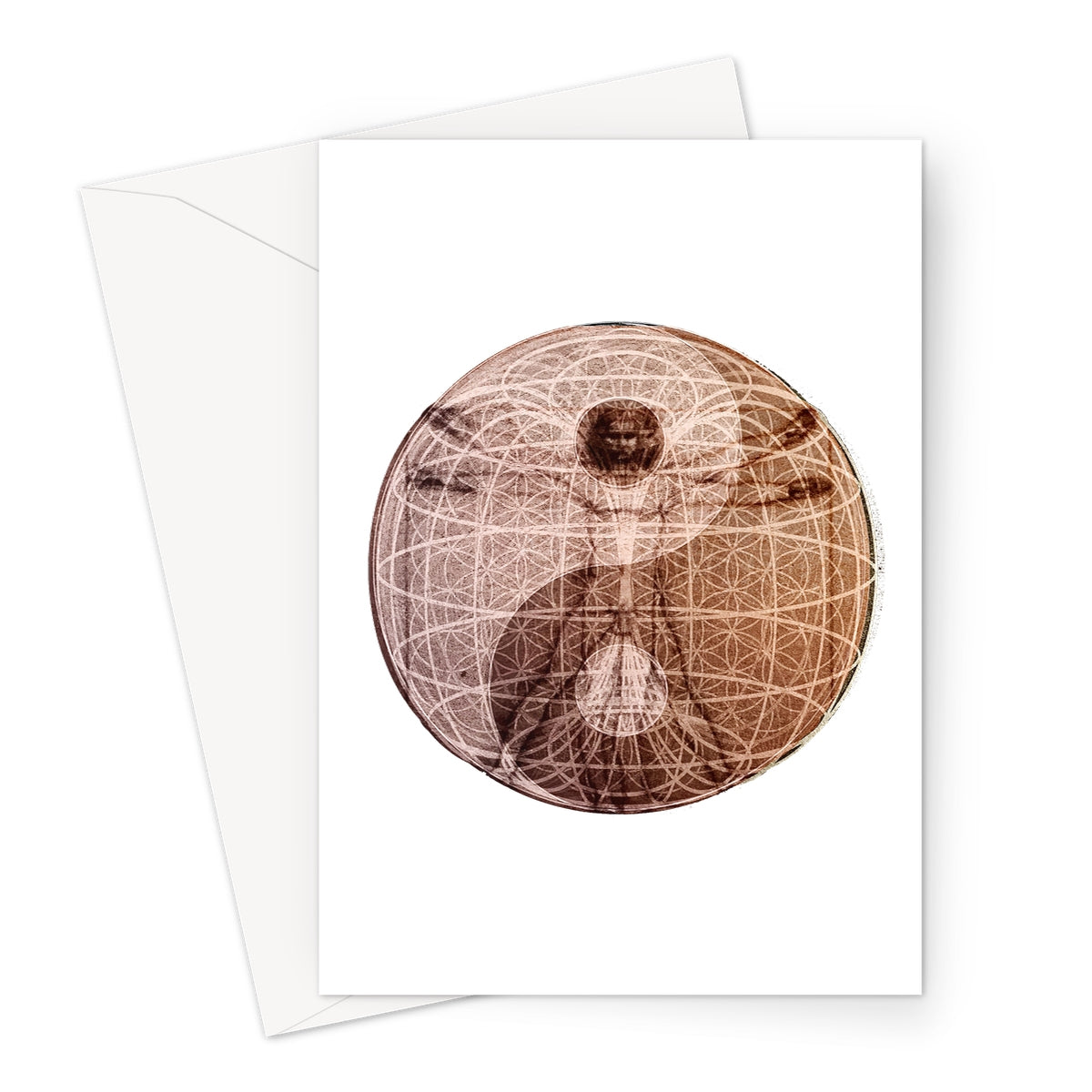 The Sphere of Life Energy Greeting Card