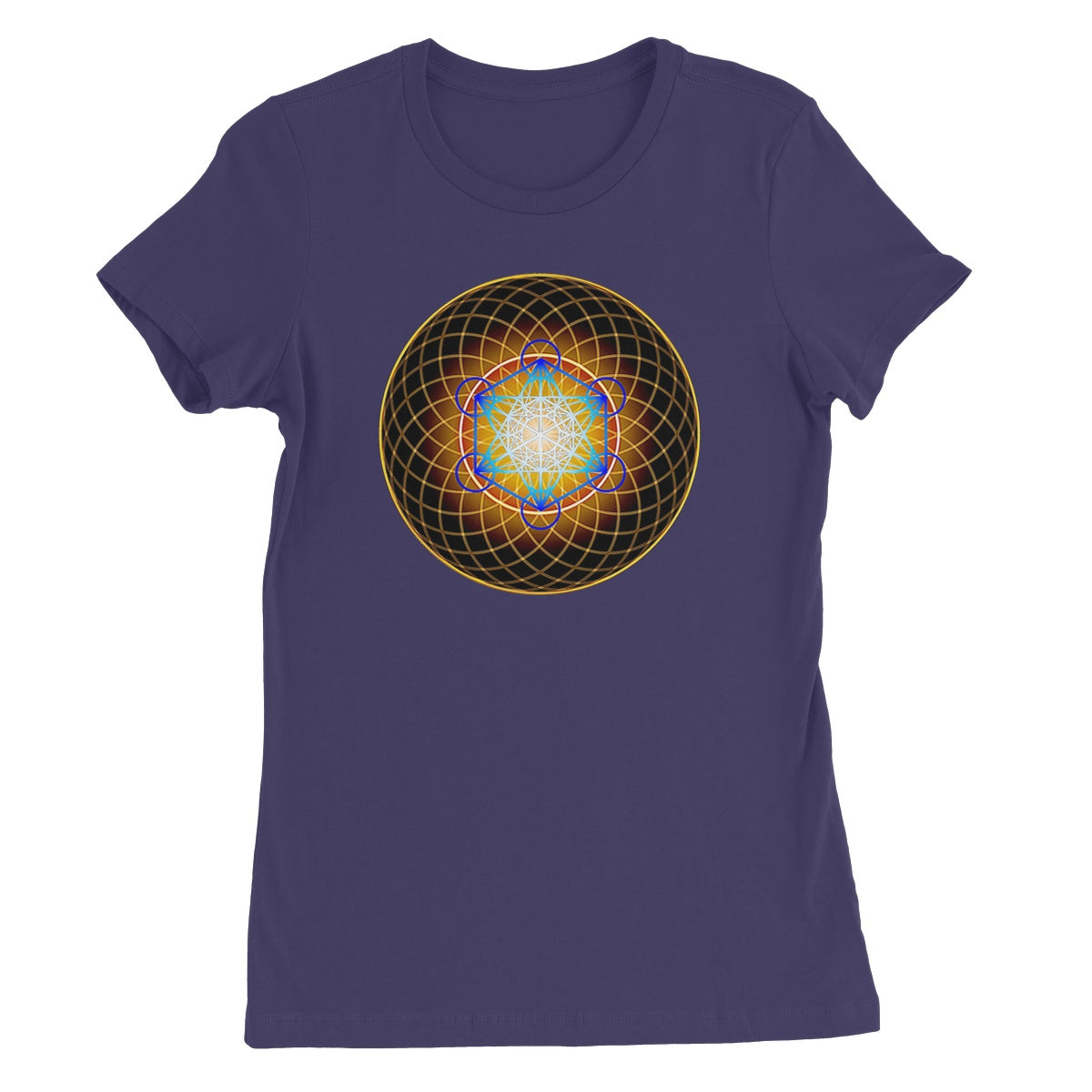 Metatron's Cube inside a New Flower of Life Women's Favourite T-Shirt