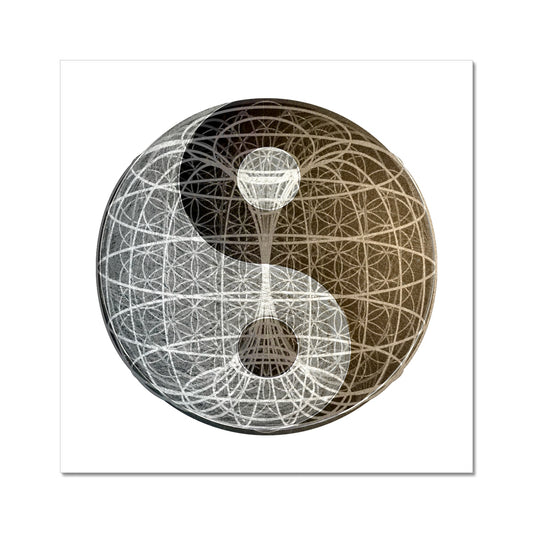 Yin Yang, Torus, Flower of Life, Unity C-Type Print