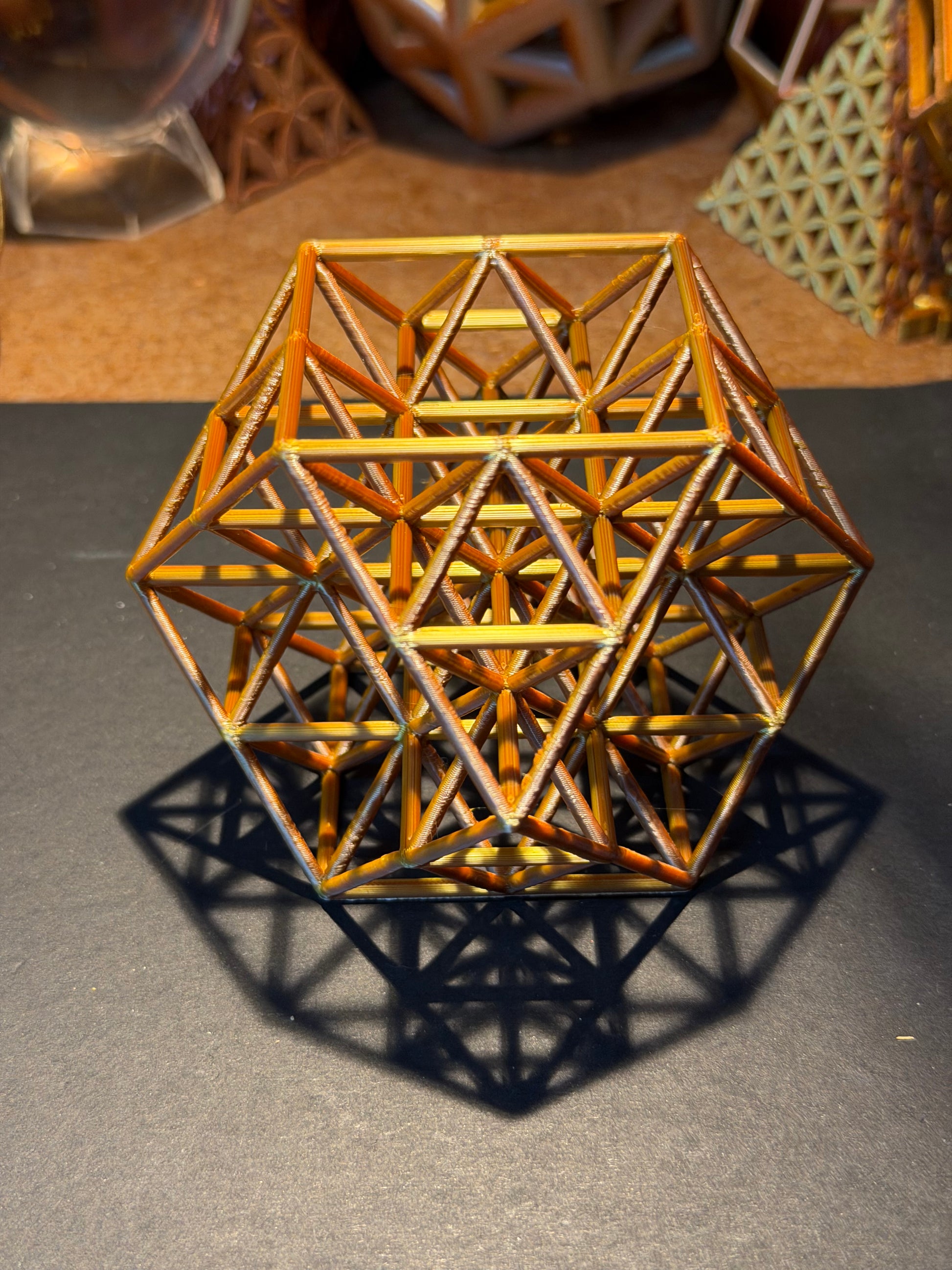 The Vector Equilibrium | 3D Printed Geometric Sculpture - Nature of Flowers