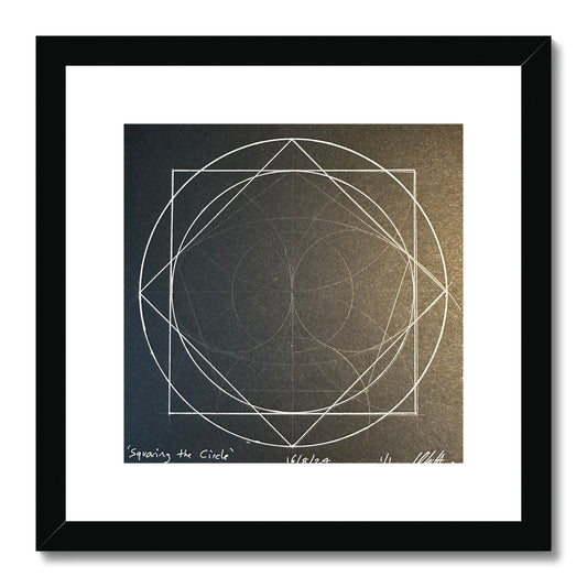 Squaring the Circle Framed & Mounted Print