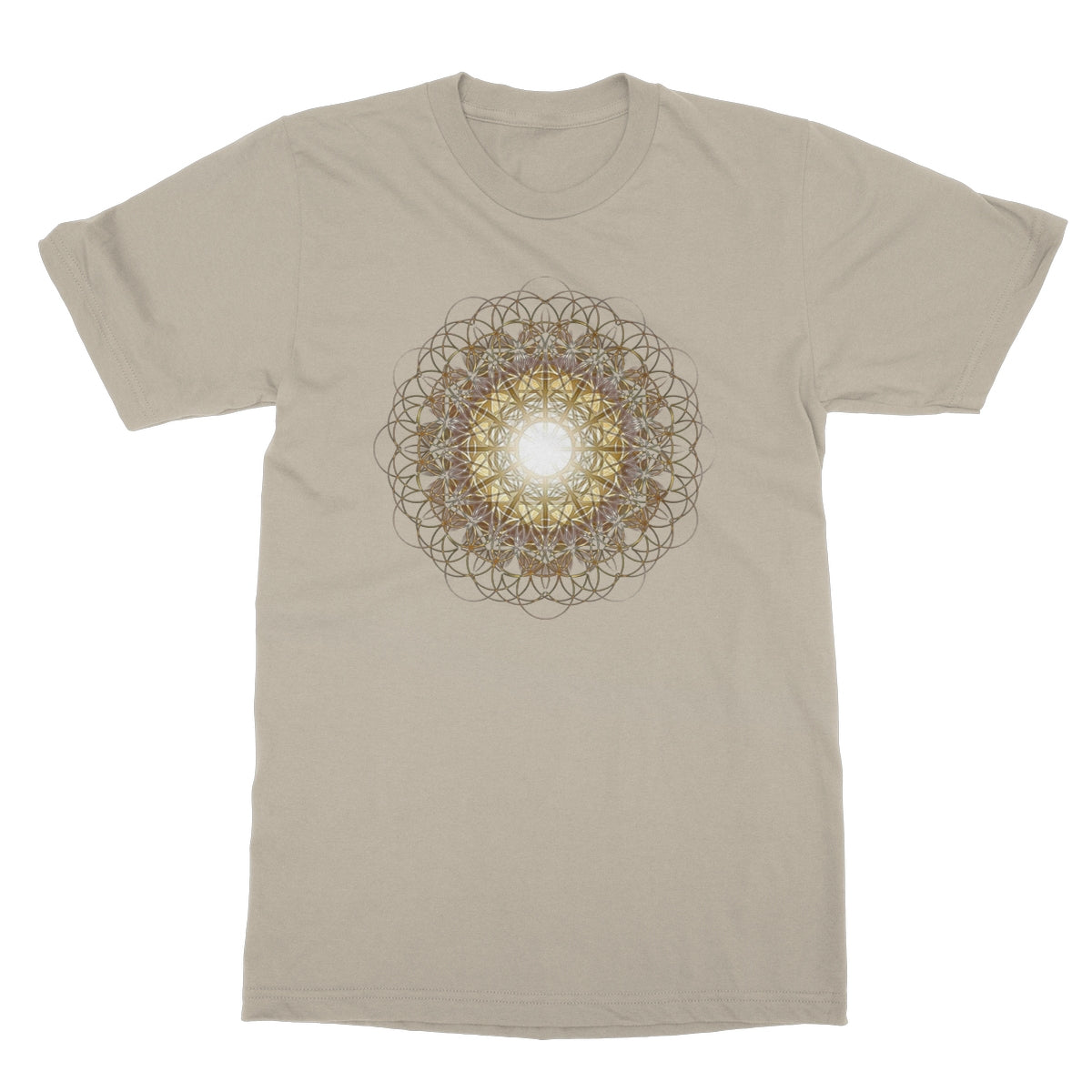 Double Fruit of Life Glow Softstyle T-Shirt