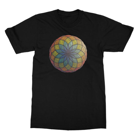 Lotus of Life in Colour Softstyle T-Shirt